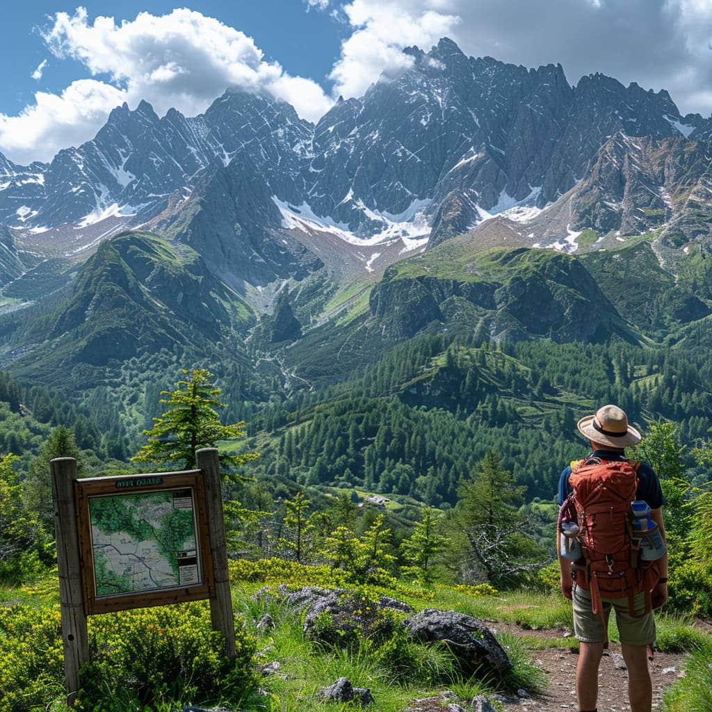 Préparation avant une sortie en montagne